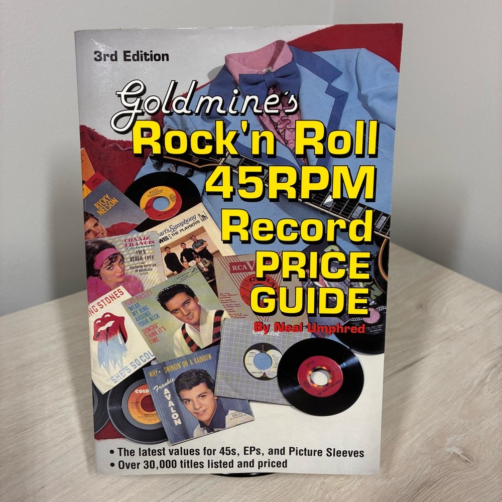Goldmine Rock’n Roll 45 RPM Price Guide – Neal Umphred 1994 3rd Ed Paperback